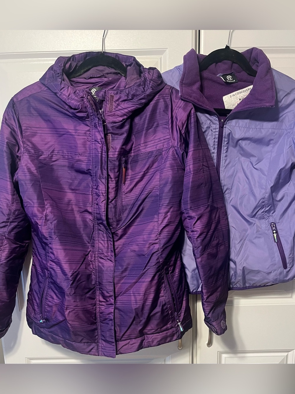 Girls purple jacket -SC9 Champion Purple 2 piece  jacket -14/16